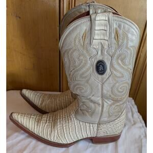 Ausente Crocodile Print Cowboy Boots Size 11